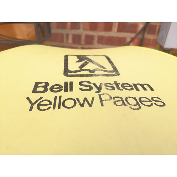Vintage Bell System Yellow Pages Large Umbrella READ - Picture 7 of 12